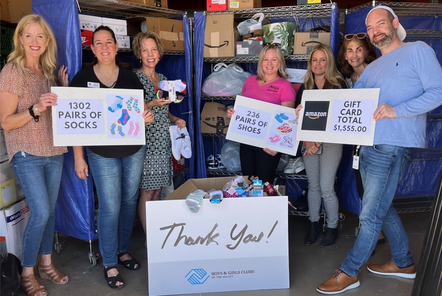 Shoe and Sock Drive for Boys & Girls Club of the Valley